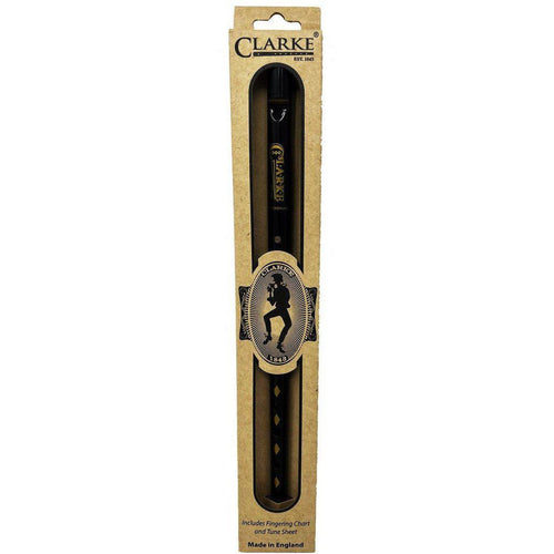 Clarke Tin Whistle Key of D Black SBDC