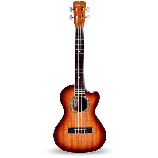 Cordoba 15TMCE-SB Cutaway Acoustic Electric Tenor Ukulele-Andy's Music