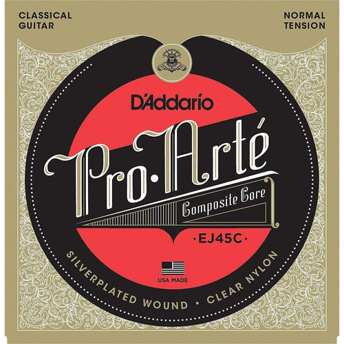 D'Addario EJ45C Pro-Arté Composite Classical Guitar Strings Normal Tension