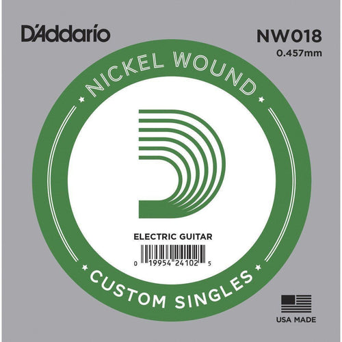 D'Addario Nickel Wound Single String
