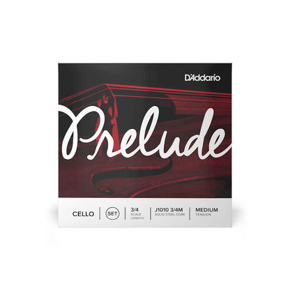 D'Addario Prelude Cello Single String 3/4 Scale, Medium Tension-C-Andy's Music