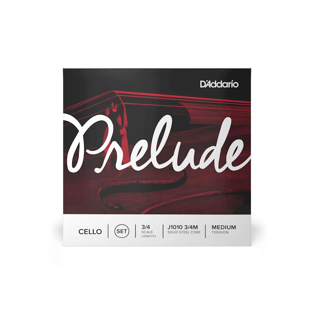 D'Addario Prelude Cello Single String 3/4 Scale, Medium Tension