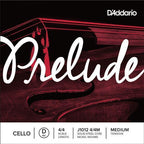 D'Addario Prelude Cello Single String 4/4 Scale, Medium Tension