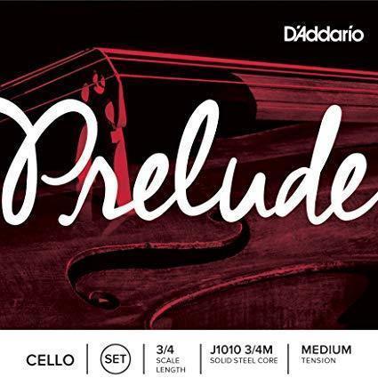 D'Addario Prelude Cello String Set, Medium Tension