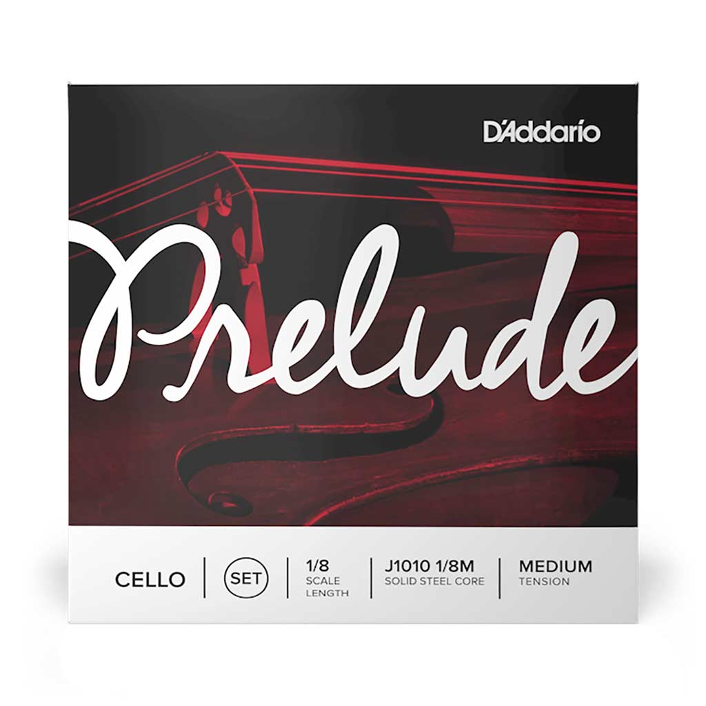 D'Addario Prelude Cello String Set, Medium Tension