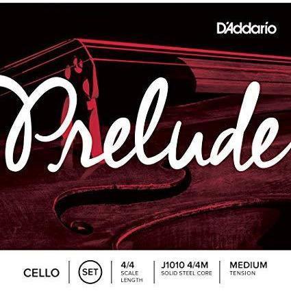 D'Addario Prelude Cello String Set, Medium Tension