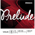 D'Addario Prelude Violin Single String, 1/2 Scale, Medium Tension
