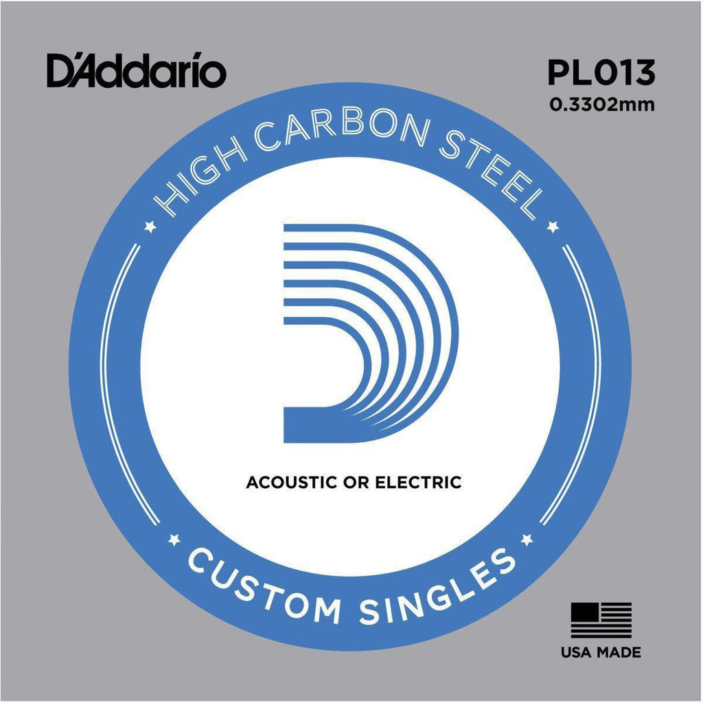 D'addario Plain Steel Single String