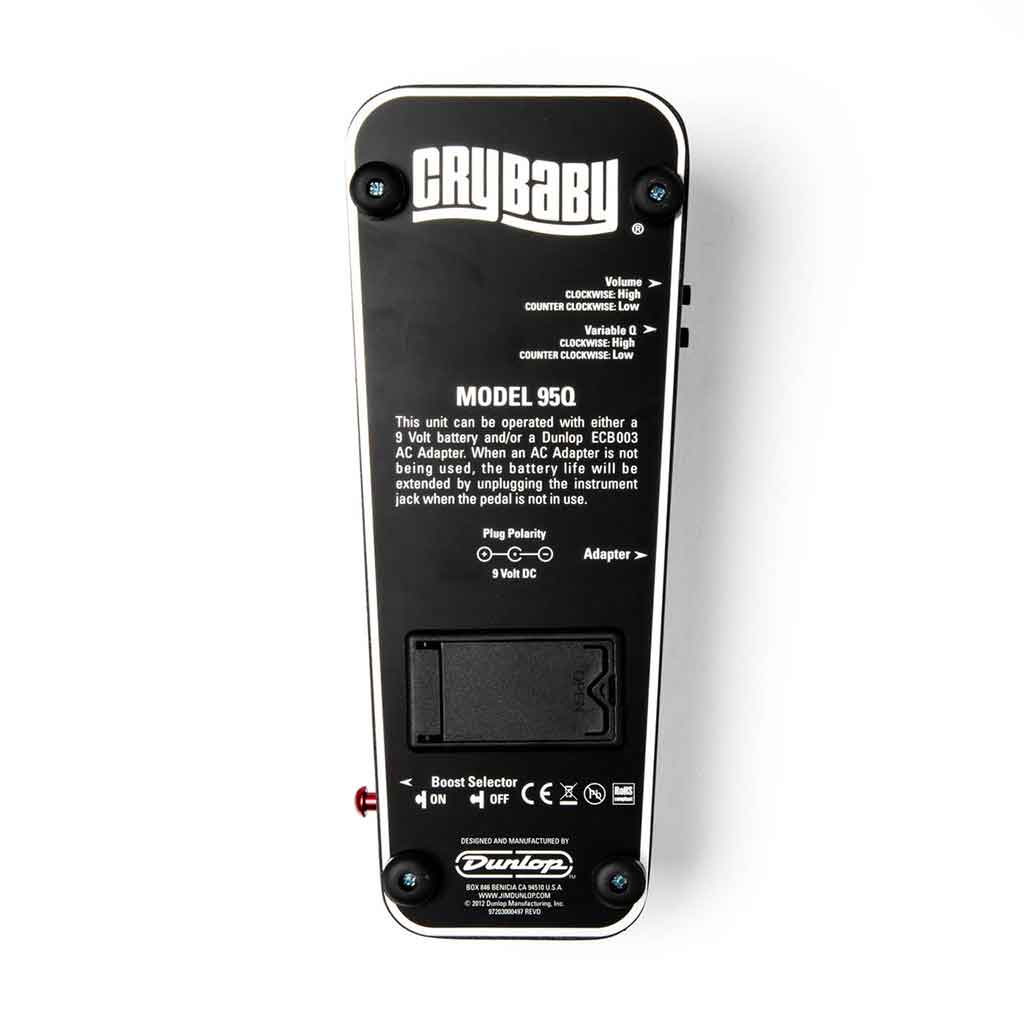 dunlop crybaby wah wah pedal Dunlop 95Q Cry Baby Wah Pedal