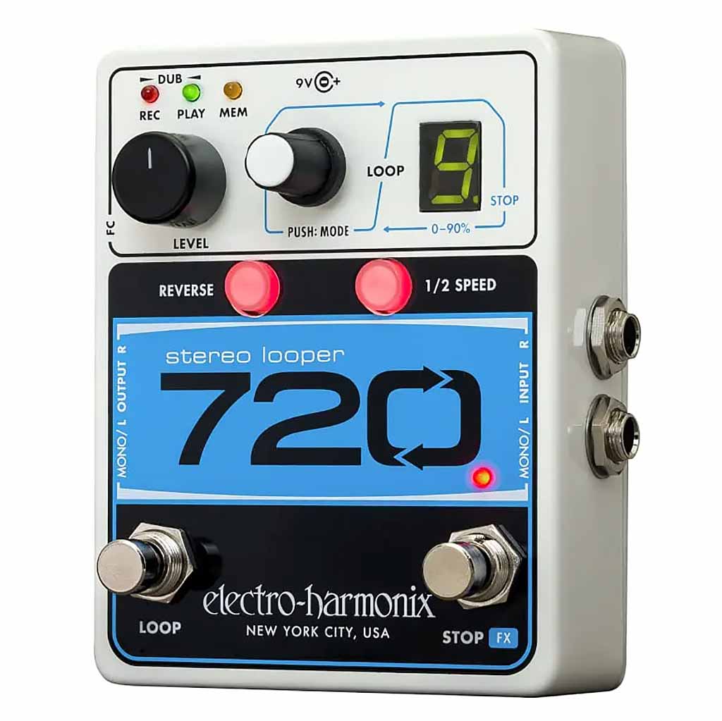 Electro Harmonix 720 Stereo Looper Pedal-Andy's Music