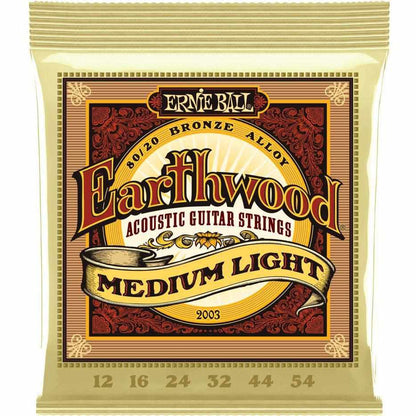 Ernie Ball 2003 Earthwood Medium Light 80/20 Acoustic 12-54-Andy's Music