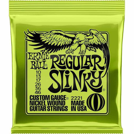 Ernie Ball 2221 Regular Slinky Nickel Wound Electric Guitar Strings 10-46-Andy's Music