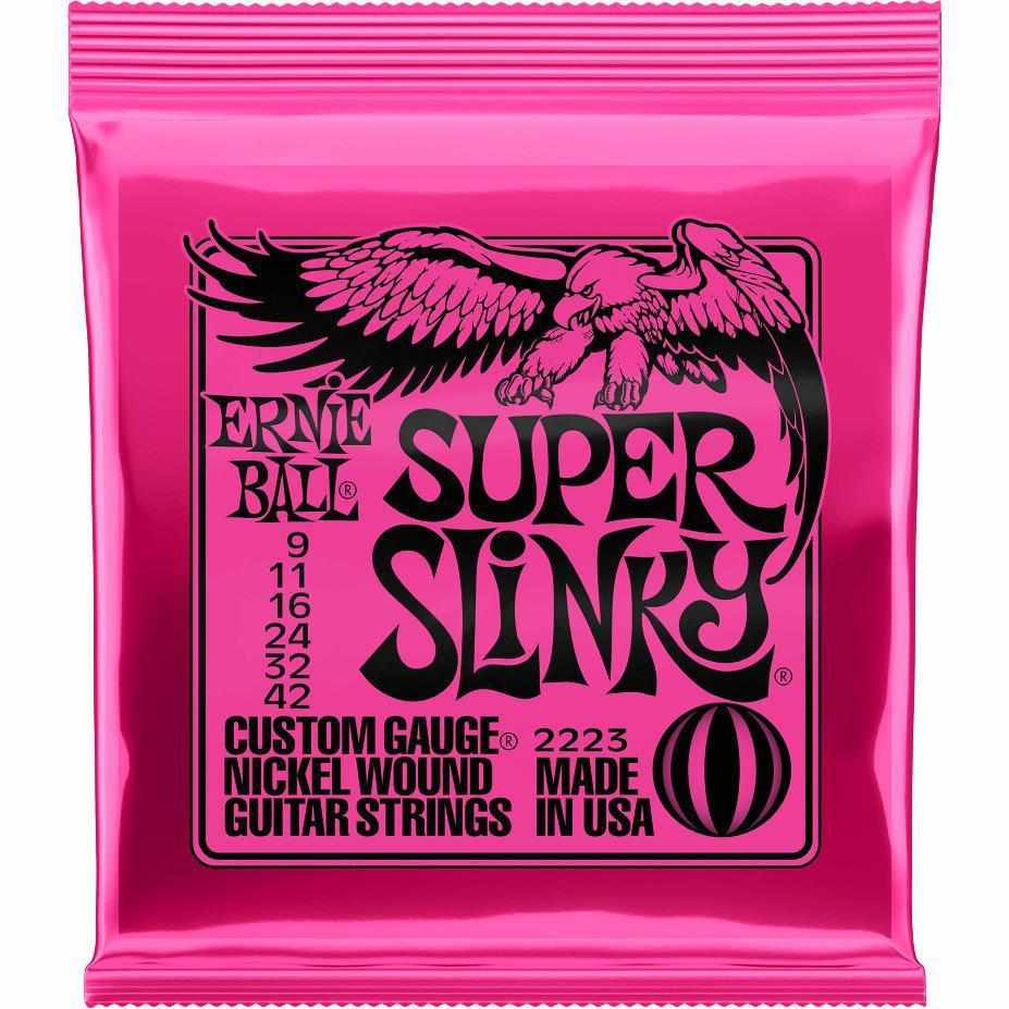 Ernie Ball 2223 Super Slinky Nickel Wound Electric Guitar Strings 9-42-Andy's Music
