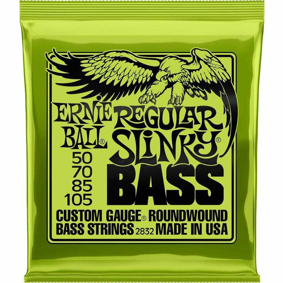 Ernie Ball 2832 Regular Slinky Nickel Wound Electric Bass Strings 50-105
