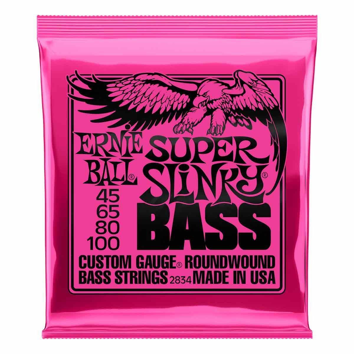 Ernie Ball 2834 Super Slinky Nickel Wound Electric Bass Strings-Andy's Music