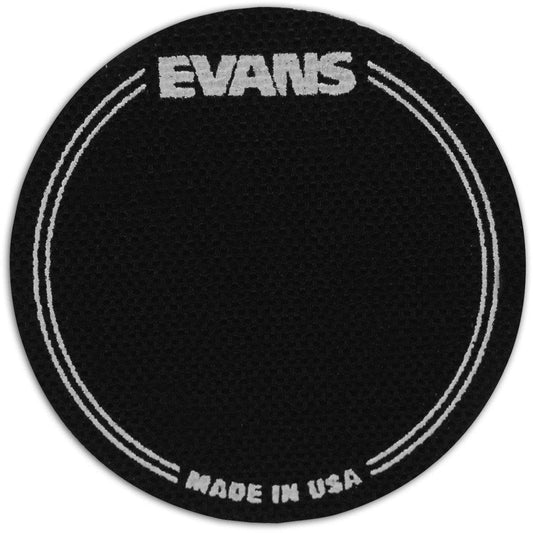 Evans EQPB1 EQ Black Nylon Bass Drum Patch – Single Kick Drum Head Protector-Andy's Music