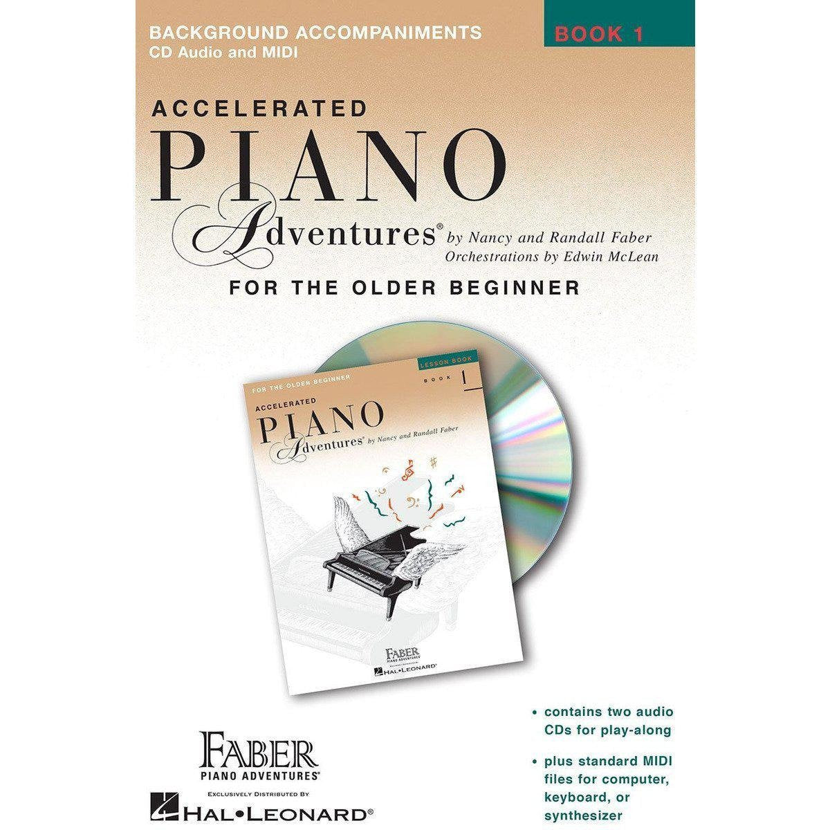 Faber Accelerated Piano Adventures-1-CD Only-Andy's Music