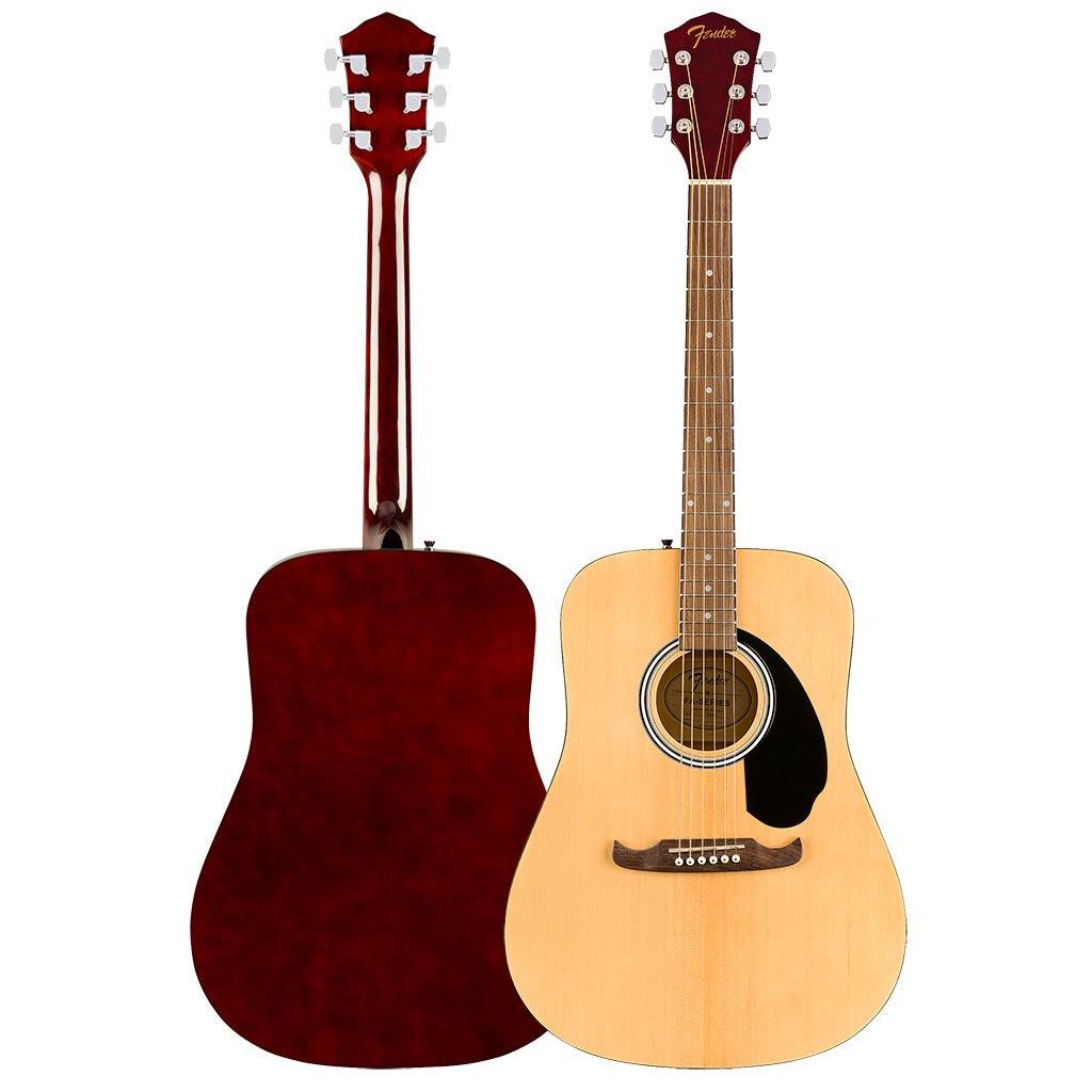 Fender FA-125 Dreadnought Acoustic Guitar With Bag-Natural-Andy's Music