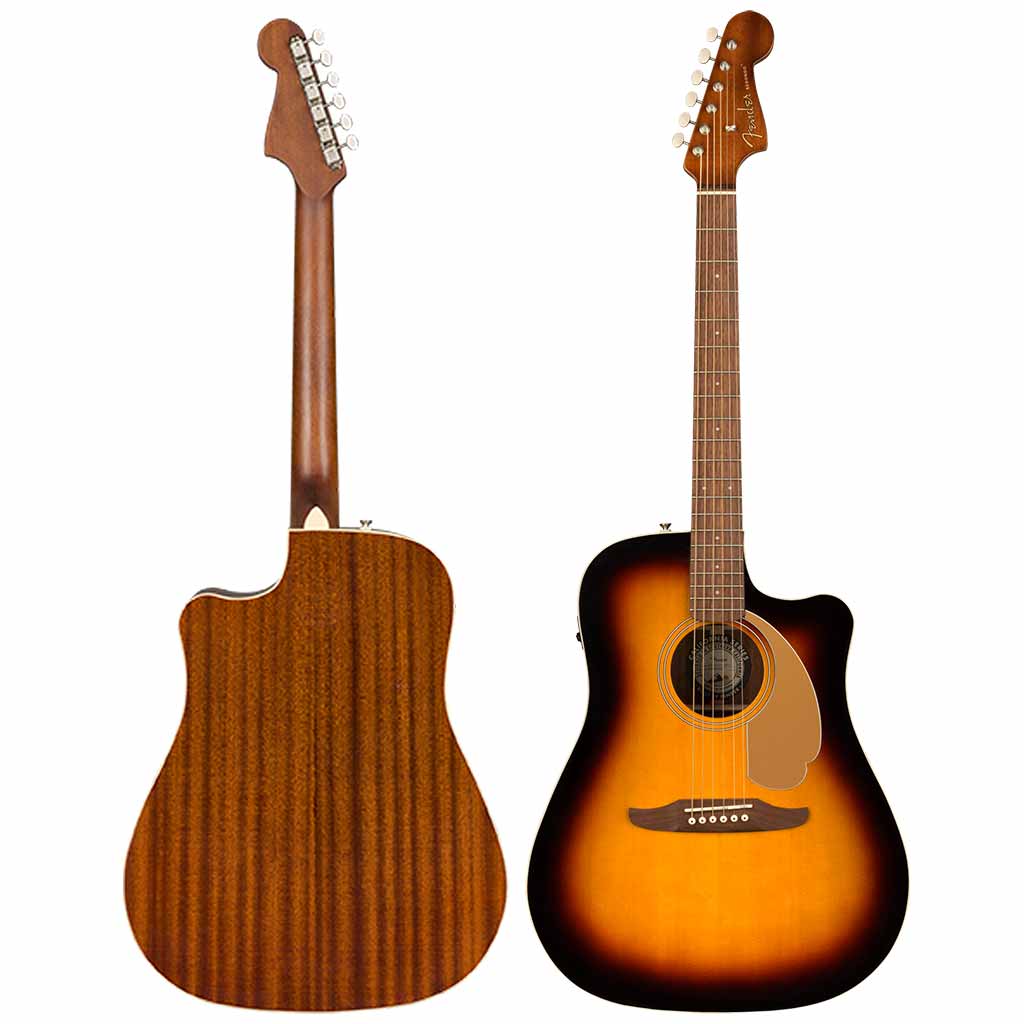 Fender Redondo Player Acoustic Electric Guitar-Sunburst-Andy's Music