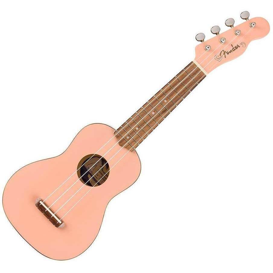 Fender Venice Soprano Ukulele-Shell Pink-Andy's Music