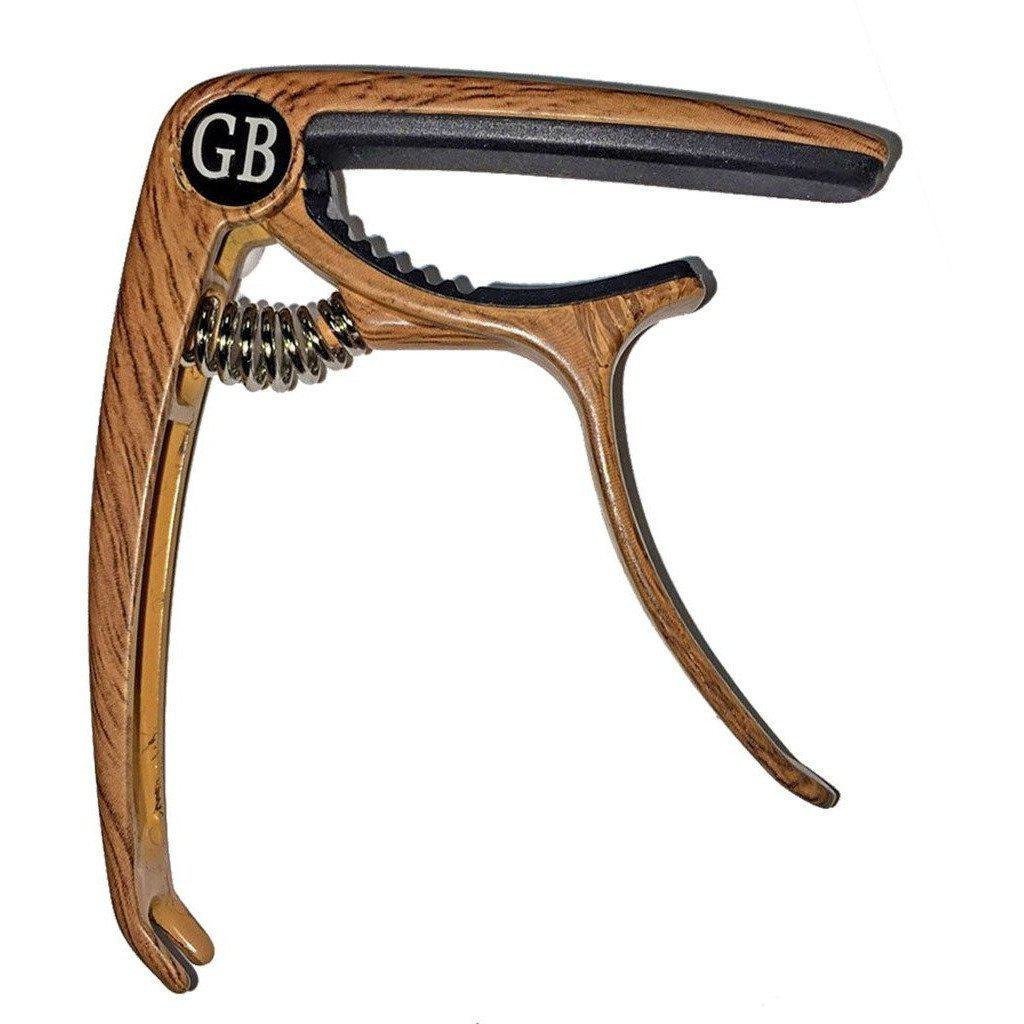 Clip-On Capo For Most 6-String Guitars - Metal Construction-Rosewood Finish-Andy's Music
