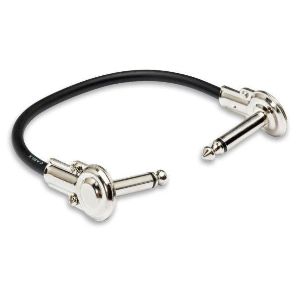 Hosa 6" Guitar Pedal Patch Cables with 1/4" Right Angle Connectors-1 Pack-Andy's Music