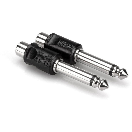 Hosa Adaptors RCA to 1/4" TS, GPR101-Andy's Music