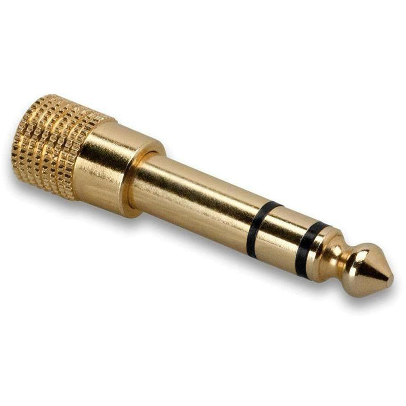Hosa Headphone Adaptor 3.5 mm TRS to 1/4" TRS, GHP105