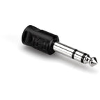 Hosa Headphone Adaptor 3.5 mm TRS to 1/4" TRS, GPM103