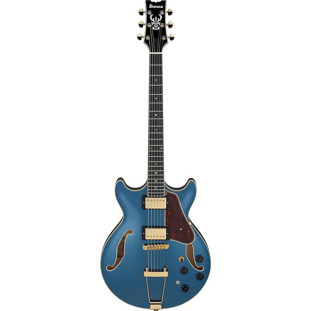 Ibanez AMH90PBM Artcore Expressionist Semi-Hollow Body Electric Guitar Prussian Blue Metallic Finish