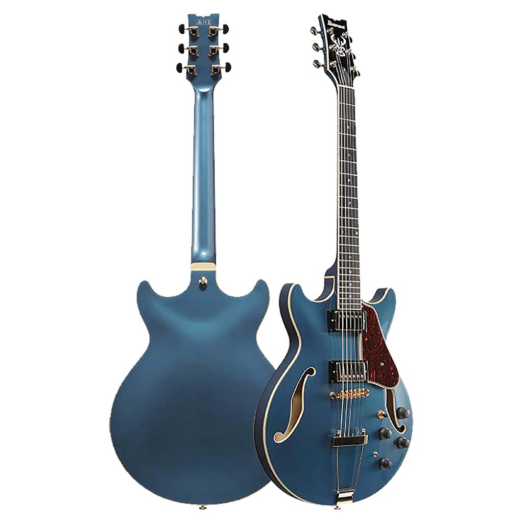 Ibanez AMH90PBM Semi-Hollow Body Electric Guitar Prussian Blue Metallic