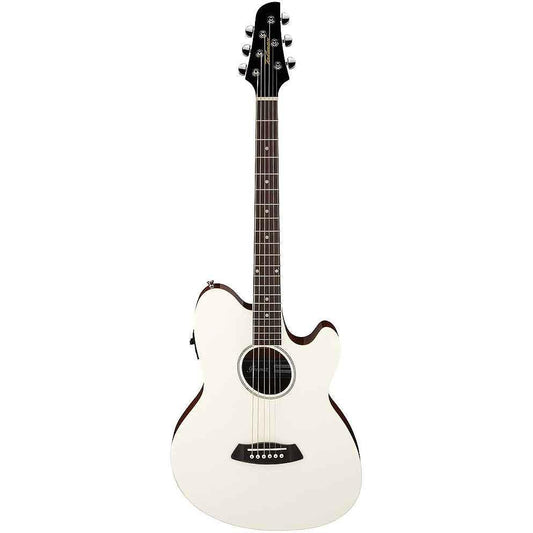Ibanez Talman TCY10E Acoustic Electric Guitar-Ivory-Andy's Music