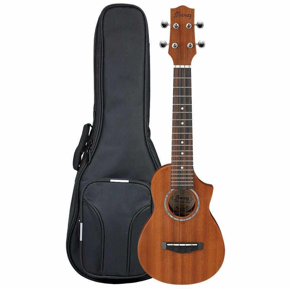 Ibanez UEWS5 Cutaway Soprano Ukulele With Deluxe Padded Bag-Andy's Music