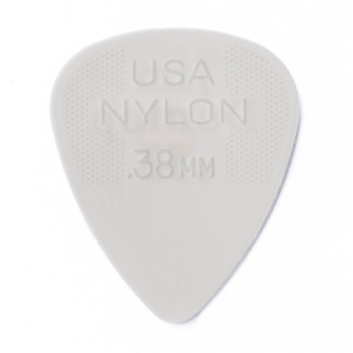 Jim Dunlop Nylon Guitar Pick 12-Pack-0.38mm-Andy's Music