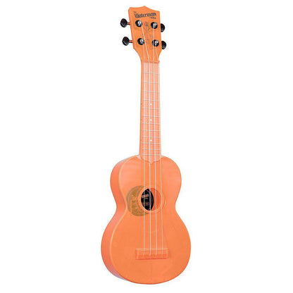 KALA Waterman Soprano Ukulele With Bag-Fluorescent Orange-Andy's Music
