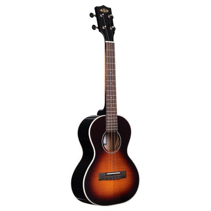 Kala Gloss Flame Maple Tobacco Burst Tenor Ukulele-Andy's Music