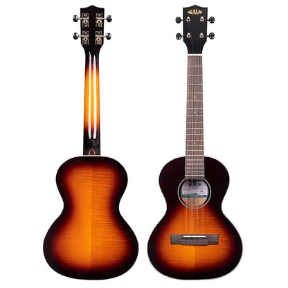 Kala Gloss Flame Maple Tobacco Burst Tenor Ukulele-Andy's Music