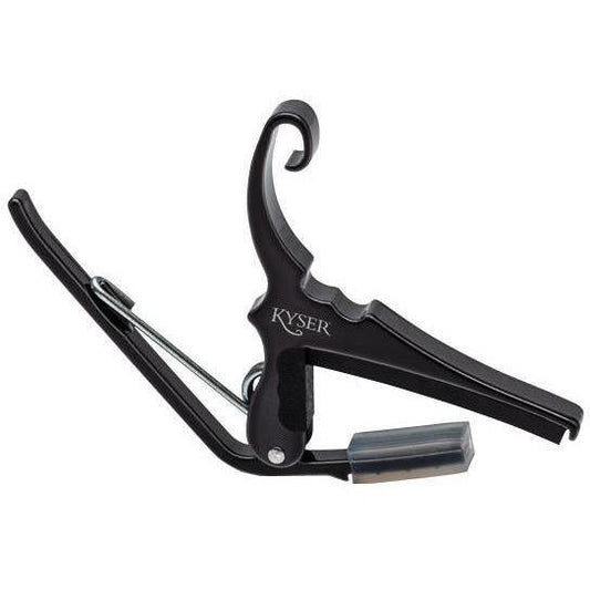 Kyser Quick Change 6-String Acoustic Guitar Capo-Black Chrome-Andy's Music