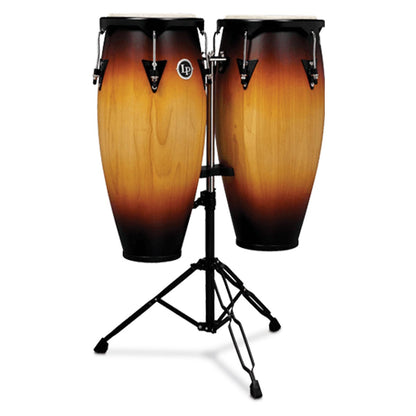Latin Percussion City Series Conga Set with Stand LP646NY-Vintage Sunburst-Andy's Music