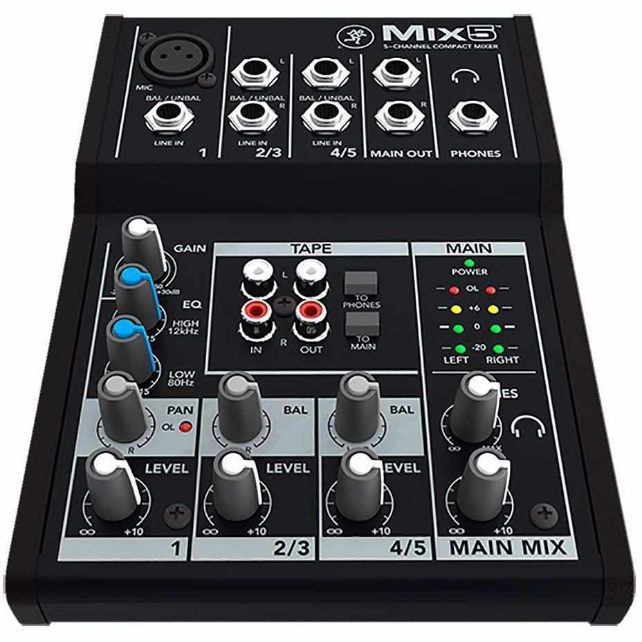 Mackie MIX5 5-Channel Compact Mixer-Andy's Music