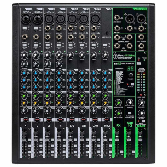 Mackie ProFX12v3 12-Channel Effects Mixer With USB-Andy's Music