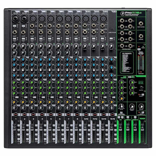 Mackie ProFX16v3 16-Channel 4-Bus Effects Mixer With USB-Andy's Music