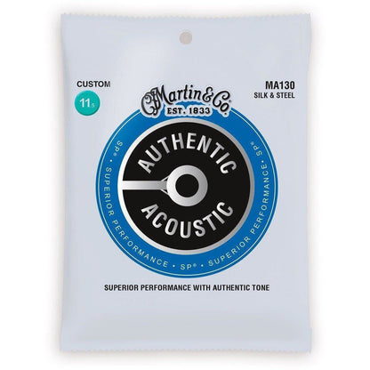 Martin MA130 SP Authentic Acoustic Silk & Steel Guitar Strings-Andy's Music