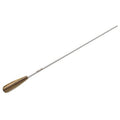 Mollard 14-Inch E Series Baton Zebrawood White Shaft Conductor Baton - E14ZW