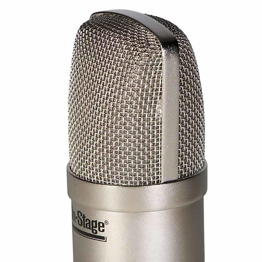 On-Stage AS800 Large Diaphragm FET Condenser Microphone With Case-Andy's Music