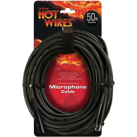 On-Stage Hot Wires Microphone Cables XLR-XLR-Andy's Music
