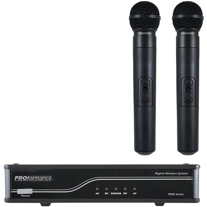 PROformance Dual Channel Handheld Wireless Mic System-Andy's Music