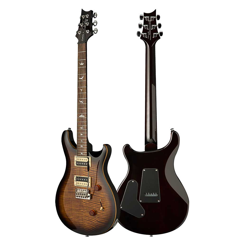 PRS SE Custom 24 Electric Guitar-Black Gold Sunburst-Andy's Music