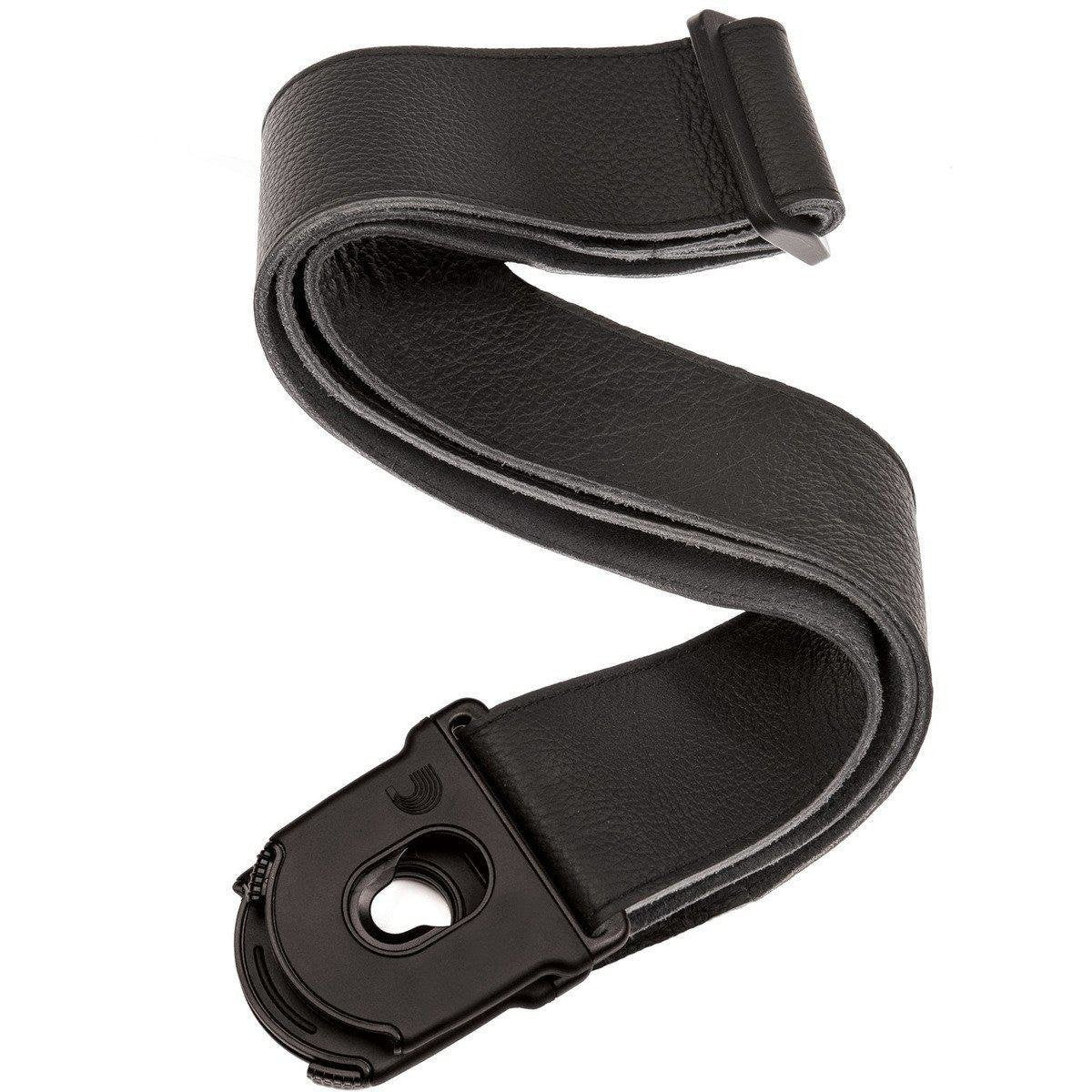 Planet Waves Black Leather Guitar Strap-Andy's Music