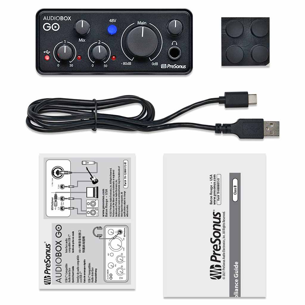 PreSonus AudioBox GO USB Audio Interface-Andy's Music